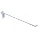 Expositor Canaletado 4,5mm Branco Gancho Cabide Simples Loja 20cm