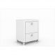 Armário para Home Office ME4112 com Rodízios Branco - Tecno Mobili