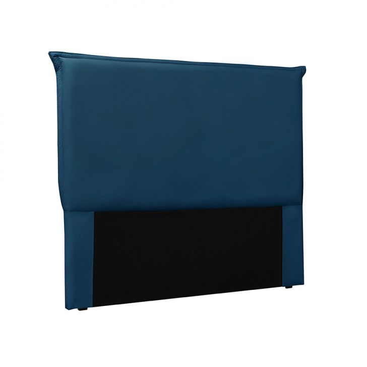Cabeceira Casal Veneza Veludo Azul Marinho