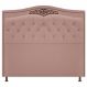 Cabeceira Estofada Yasmim 160 cm Queen Size Suede Rosê - Amarena Móveis