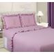 JOGO DE CAMA KING 4 PEÇAS BORDADO JASMINE 180 FIOS - ROSE