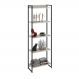 Estante Multiuso Para Escritório Industrial 05 Prateleiras Areta 186x60cm C01 Snow - Lyam Decor