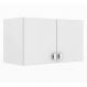 Armário Aéreo Para Lavanderia 02 Portas Multiuso AM3103 Branco Tecno Mobili