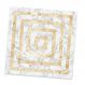 Adesivo para Azulejo Unitário Mármore Dourado e Branco 16-10x10cm