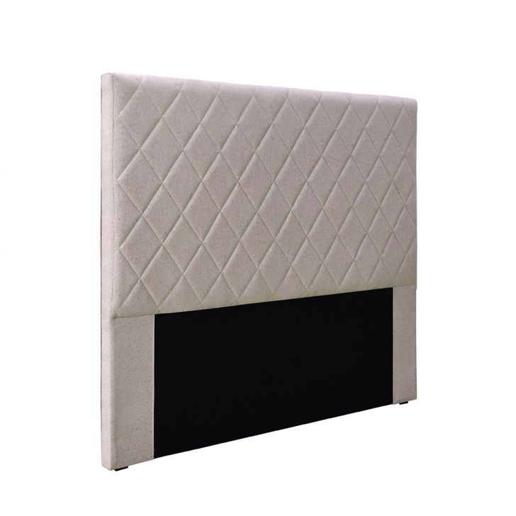 Cabeceira Solteiro Esmeralda Linho Areia