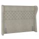 Cabeceira Cama Box Casal Queen 160cm Trinidad P02 Boucle Cru - Mpozenato