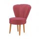 Cadeira Poltrona Para Recepção Tecido Veludo Decorativa MOBLAN decor