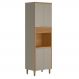 Torre Simples 4 Portas 1 Nichos Nice Jequitiba Gris