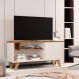 Bancada TVs 60 Polegadas Redwood Off White Nature