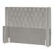 Cabeceira Para Cama Box Casal Super King Emma Linho Bege - DS Estofados