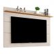 Estante Painel 1.6m Luxo TV 32 40 42 43 47 48 50 55 58 60 Polegadas Prateleira Multiuso Sala Quarto- Vivare New - Off White/Nature - RPM