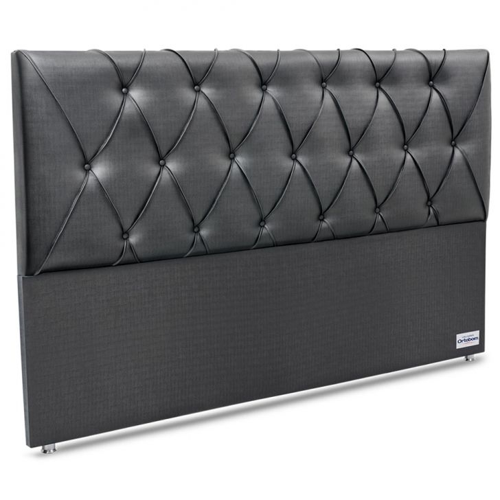 Cabeceira King Murat Cinza