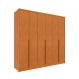 Image of Guarda-Roupa Casal Pequin 6 Portas 6 Gavetas Cinamomo MO895CL72UDJMOB