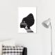 Quadro Cultura Africana Mulher Negra 60x43 Caixa Branco