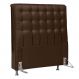 Cabeceira Solteiro 90cm Ana Para Cama Box Napa Marrom - DS Estofados