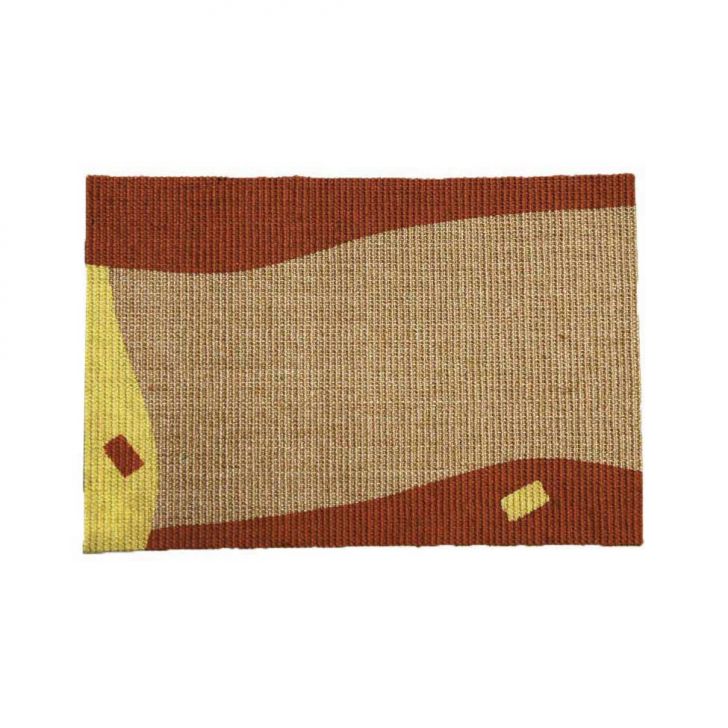 Capacho Pintado 45x75 Cm Mel Claro 141030 Apaeb