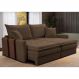 Sofá Baú Sem Caixa Retrátil 1,60m SoftGel Bonnie Boucle Marrom Cama inBox