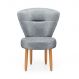 Conjunto 6 Cadeiras Decor para Sala de Jantar Maquiagem Recepção Tecido Veludo Pés de Madeira