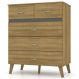 Comoda 5 Gavetas Para Quarto 20030 Nature VLR