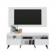 Rack Retrô com Painel e Suporte para TV até 65