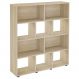 Estante Livreiro 10 Nichos 109X91 cm Naturale ARLY