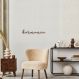 Palavra de Parede em Relevo Harmonia 150x26 Marrom