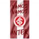 Toalha de Praia Times de Futebol Internacional 70x140cm Vamos Vamos Inter