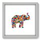 Quadro Decorativo - Elefante - 299qdsb