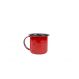 Caneca Xícara Esmaltada no6 160ML Vermelho atoxico ESMALTADOS SILVA 2253
