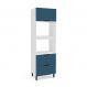 Paneleiro Meena 2 Portas 1 Gaveta Azul e Branco