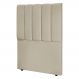 Cabeceira Cama Box Solteiro Kharla 90cm Veludo Bege - Desk Design
