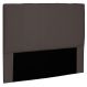 Cabeceira Estofada Cama Box Casal King Size Ravenna 195cm Suede Café - Desk Design