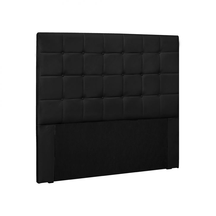 Cabeceira Casal Verona Poliuretano Preta