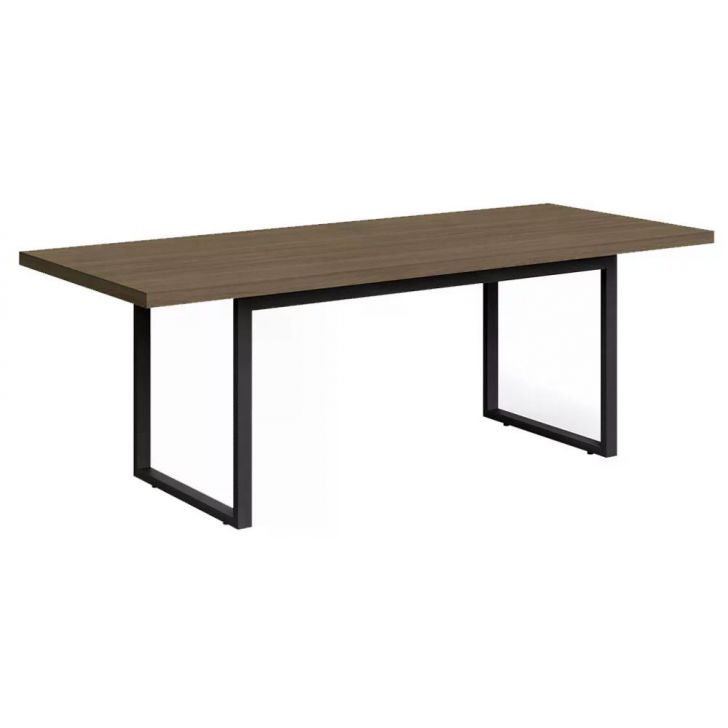 Mesa de Reuniao Para Escritorio 220cm F220 Carvalho Munique Kappesberg