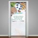 Adesivo de Porta para Nutricionista Dica da Nutri-93X210Cm
