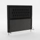 Cabeceira Pegasus 160 Para Cama Queen Couro Artificial Preto Aradecor