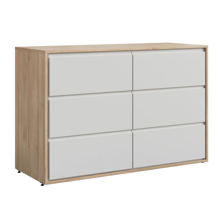 Cômoda Infantil Wood 6 GV Branca e Treviso