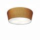Plafon Cone Md-3003 Cúpula em Tecido 12/40x35cm Palha - Bivolt