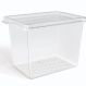 Organizador de Geladeira Multiuso Cozinha 1,3L com Tampa Transparente Frutas Verduras UZ