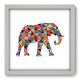 Quadro Decorativo - Elefante - 178qdsb