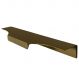 Kit 10 Puxadores para Móveis Clean Cava Alumínio Ouro 180mm Aluminium Decor