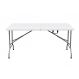 Mesa Dobrável Tipo Maleta Prática e Durável 180x70cm Branca - WAW Design