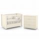 Jogo de Quarto Infantil Tutto New com Berço e Cômoda 4 Gavetas Off White - Matic Móveis