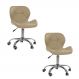 Kit 02 Cadeiras Office Eiffel Slim Ajust vel Base Girat¢ria