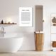 Quadro Divertido Lavabo Caça Palavras 60x43 Caixa Branco