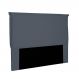 Cabeceira Garden Para Cama Box Queen 160 cm Suede Cinza - D'Rossi
