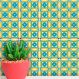 Adesivos de Azulejos Ladrilhos Hidráulicos Modelo 206-15x15cm