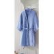 Roupão infantil Velour Liso Dohler - GG Azul