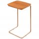 Mesa de Apoio Slim Castanho em Metal Cobre