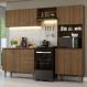 Armário de Cozinha Compacta 235cm Rustic Gourmet Madesa 01